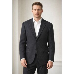 Joseph Abboud Black Label Men's Blazer | Sport Coat Size 42R 100% Wool USA Made